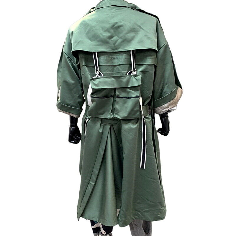 Mens Windbreaker Overcoat Urban Outdoor Cyberpunk Japanese Techwear Yama Coat | eBay Mens Windbreaker Overcoat Urban Outdoor Cyberpunk Japanese Techwear Yama Coat | eBay