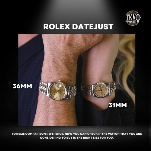 Rolex Mens Datejust Steel Baby Blue Dial White 18K Fluted Bezel 36Mm Watch 1601 - Picture 13 of 21