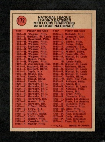 1972 OPC O-PEE-CHEE BASBALL YOU CHOOSE FROM LIST 1-175 ** FLATE RATE S&H** - Picture 366 of 376