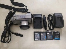Olympus C-765 Ultra Zoom Camera, LI-10C Charger, Travel charger and 4 batteries