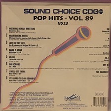 SC8523   POP HITS    SOUND CHOICE KARAOKE CDG LOT FL GA