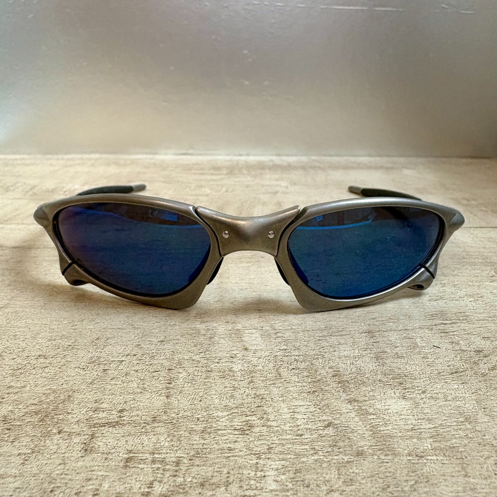 Oakley Authentic Vintage X metal Penny Titanium Ice Iridium with case Great con! image 6