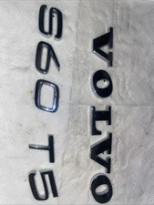 11 12 13 VOLVO S60 T5 REAR TRUNK LID CHROME EMBLEM LOGO BADGE SIGN USED A33647