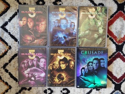 Babylon 5 Complete Series + Crusade DVD Box Set TV Sci Fi Season 1 2 3 4 5