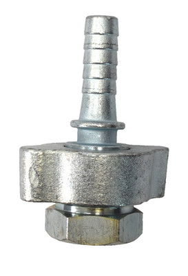 Ground Joint Coupling 3/4'' x X14 Industrial Fitting Zinc Plated Steel Metal