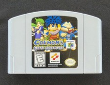 Goemon's Great Adventure (Nintendo 64, N64, Konami) Authentic & Tested Cartridge