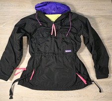 Vintage 90's Columbia Neon 1/2 Zip Pullover Anorak Jacket Mens Medium