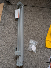 Grey Retractable Baby Pet Stair Safety Gate 300cm X 86cm (3 Meters Wide)