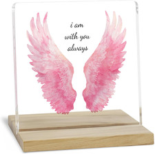 In Loving Memory Acrylic Plaque, Memorial Table Decor Sign, I Am with You Always