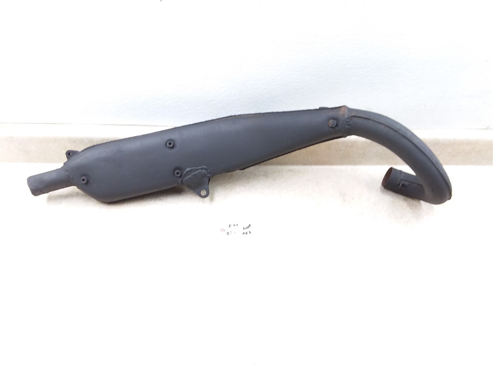 Yamaha 250 DT1 360 RT1 Exhaust Muffler Chamber 1960s 1968 1970s OEM ARP #17 E24