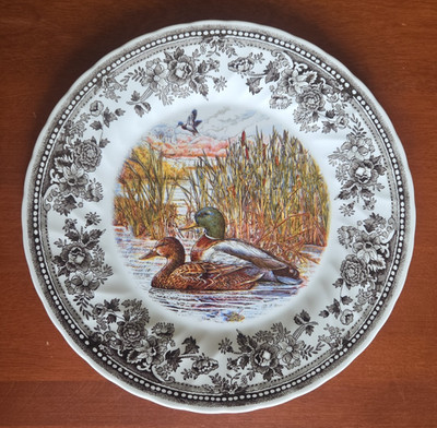 Quintessential Game: Mallards Dinner Plate by Queen's