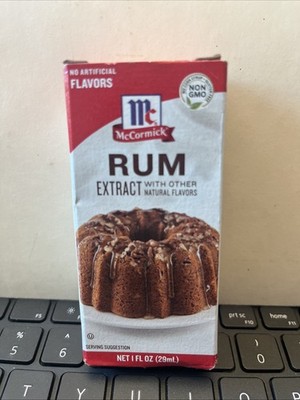 Rum Extract Natural Flavor for Baking Cooking and Desserts