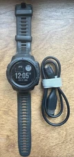 Garmin Instinct Solar GPS Smartwatch Pre Owned Great Condition Graphite Charger