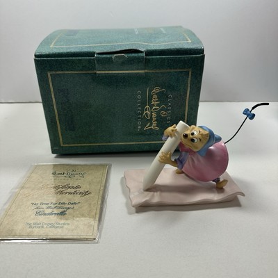 WDCC Disney Cinderella Chalk Mouse No Time For Dilly-Dally Figurine COA READ!