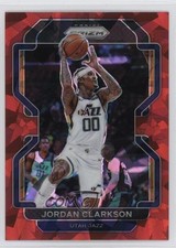 2021-22 Panini Prizm Red Ice Prizm Jordan Clarkson #127 1ht8