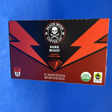 Death Wish Coffee Co Dark Roast 10 count premium coffee pods