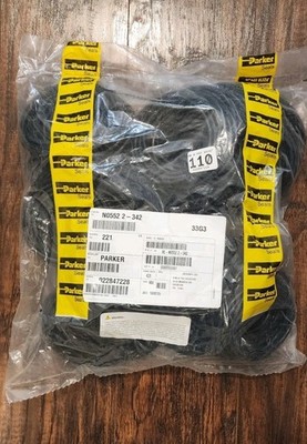 Parker N0552- 2-342 NBR 90-Durometer O Rings 221 Pieces