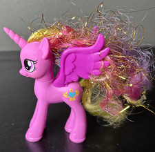 My Little Pony G4 PRINCESS CADANCE Brushable Gold Tinsel Hair Toy Figure 4" MLP