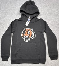 Cincinnati Bengals YOUTH Hoodie NFL Team Apparel Size Medium 10/12 NWT