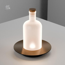 - Lampada Da Tavolo Ricaricabile Qamar Con Doppia Illuminazione. Lampada Touch D