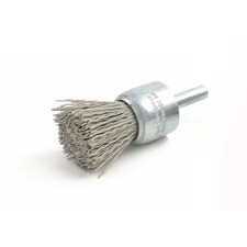 BRUSH RESEARCH BNS10AY600AO BNS10AY600AO Abrasive End Brush, 1" Brush Diameter,