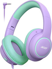 Acer Kids Headphones Wired for School - Over Ear Design, 85/94dB Safe Volume Lim