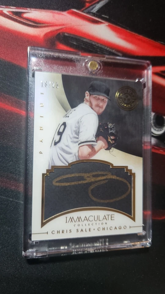 RARO! Immaculate Gold Chris Sale 2014 autógrafo 18/25 White Sox Foto 2 de 3