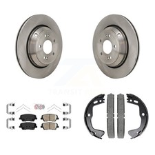 Transit Auto K8A-108436 Brake Disc and Pad Kit Rear for Genesis G80 2018-2020