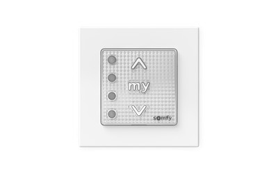 Somfy Smoove 4 Mode IN io II inkl. Rahmen, Funkwandsender