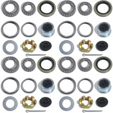 4 Sets 3500 LB Boat Trailer Axle Bearing Kits, L68149 L44649 Bearing Kits, 17...
