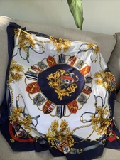 Felix Buhler Silk Scarf Paris France 85x 85 NEW Great Gift