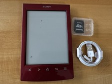 Sony PRS-T2 2GB, WLAN, 15,2 cm (6 Zoll) - Rot +SD Karte