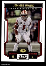 2023 Score #175 Jimmie Ward 49ers 8 - NM/MT