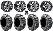 ITP SD10 Bdlk 15x6.5 Wheels GM 30" Bogger Tires Can-Am Maverick R