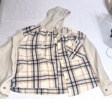Cropped Womens Hoodie Sweatshirt long sleeves SIZE Small