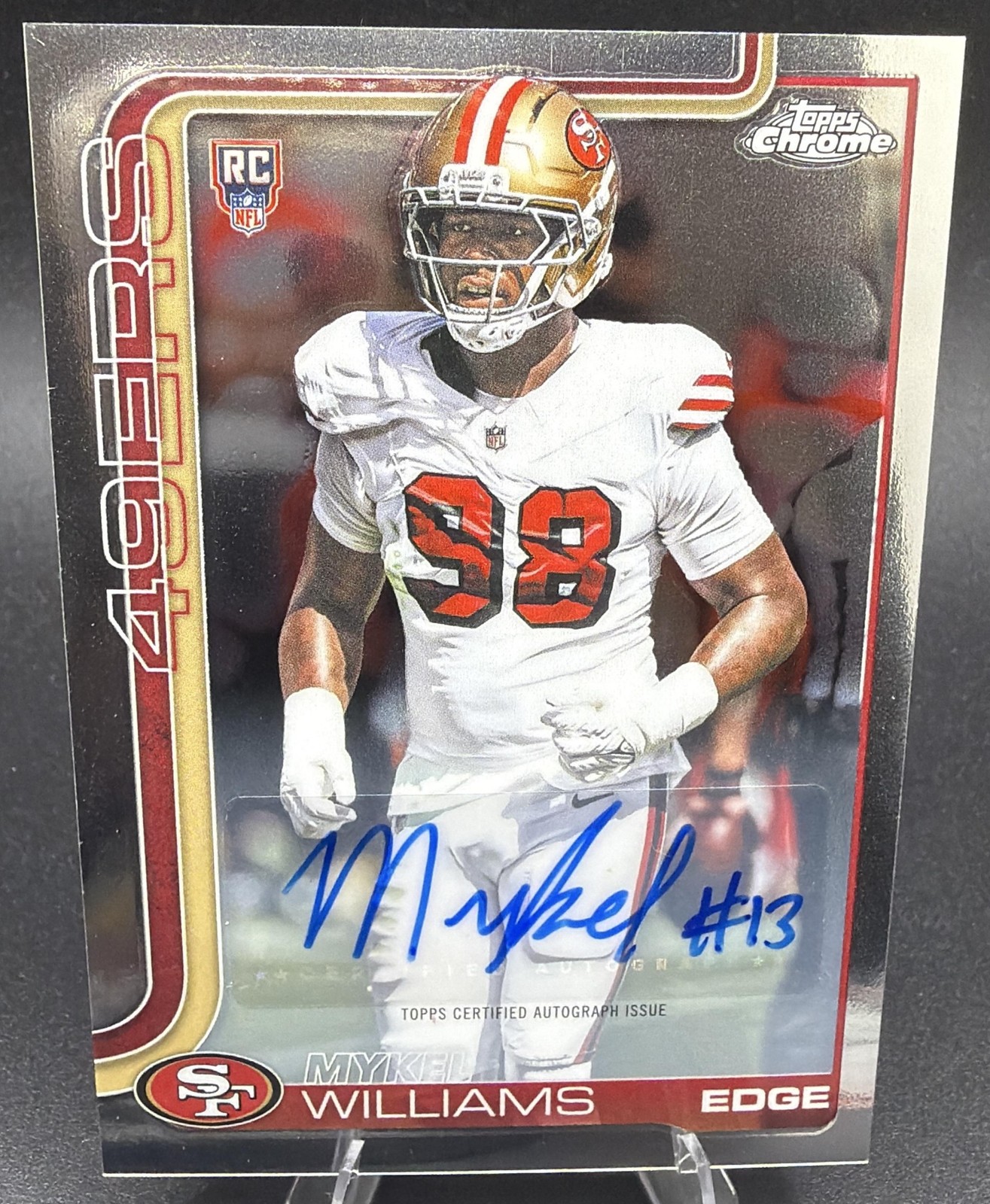 Mykel Williams Topps Chrome Rookies Autograph #MW Base