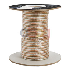 50 FT Feet True 16 GA Gauge AWG Speaker Wire Cable Car Home Audio 2 Conductor