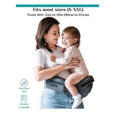 FLEEROSE - Baby Hip Carrier - New Ergonomic Bench Design