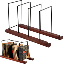 Record Storage Holder, 4-Tier Vinyl Record Storage, Stacks up to 50-75 Albums, S