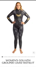 WAIHANA 1.5MM Women’s Goliath Grouper XS Diving, Surfing, Water Sports Wetsuit