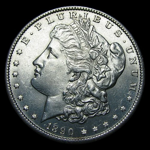 1890-S Morgan Dollar Silver  ----  Gem BU Stunning Coin ---- #696K