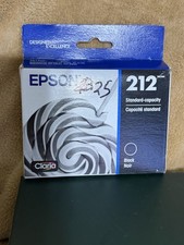 Epson 212 BLACK Ink Cartridge Inkjet Standard Capacity T212120-S EXP 05/2028 NEW
