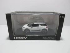 1/43 Norev Citroen DS3 Racing 2010 Diecast Car White/Grey Roof