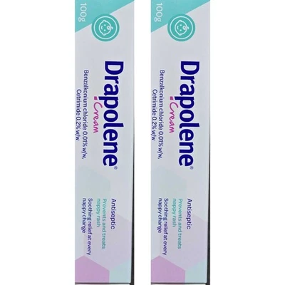 Drapolene Antiseptic Cream 100g x 2 Packs