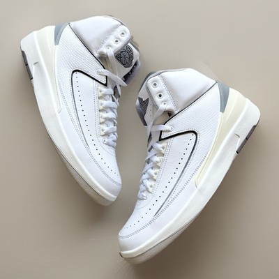 Jordan 2 Retro Cement Grey Sneaker DR8884-100 Men s 10