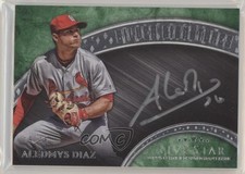 2017 Topps Five Star Silver Signatures Green 15/15 Aledmys Diaz #SS-AD Auto z5i