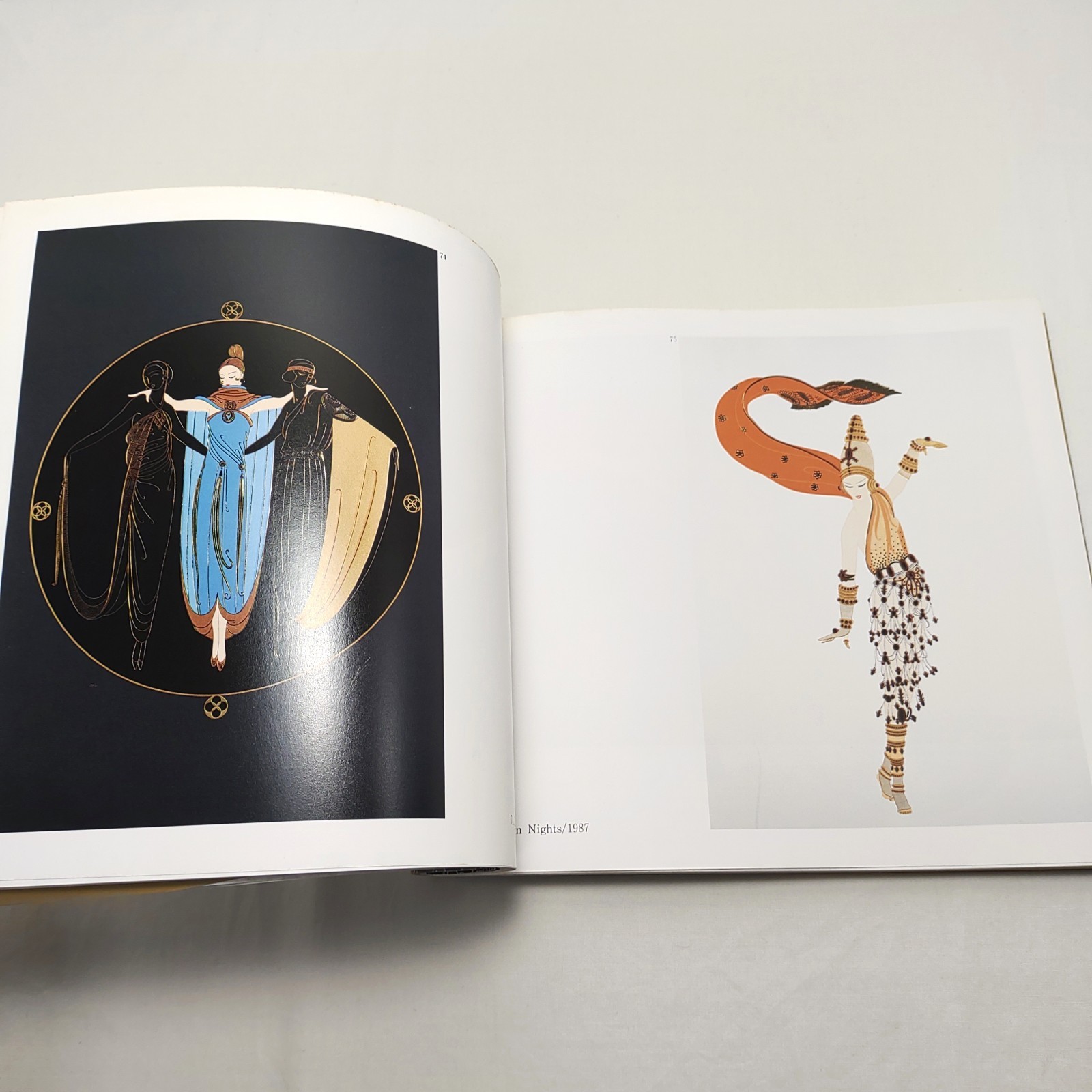 OOP Japanese Erte Art Deco Book Leader of Art Deco His Trail Through the Century