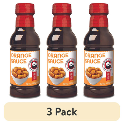 (3 PACK) Panda Express Orange Sauce 20.75oz Liquid Bottle Sweet Tangy Flavor