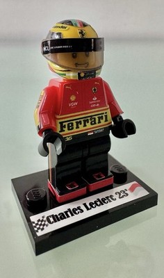 F1 Minifigur Racing Driver Charles Leclerc 2023 Ferrari Monza Italy Gp