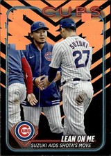 2024 Topps Update Halloween Orange & Black Foil US205 Seiya Suzuki Shota Imanaga